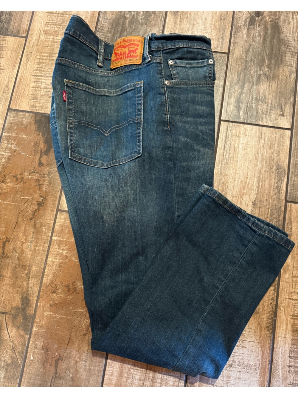 Levi's 513 Slim Straight Fit Men's Indigo Bootcut Jeans